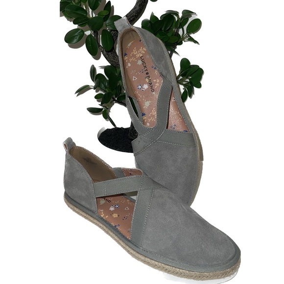 LUCKY BRAND JENIFE ESPADRILLE PLATFORM SLIP-ON - Picture 1 of 10